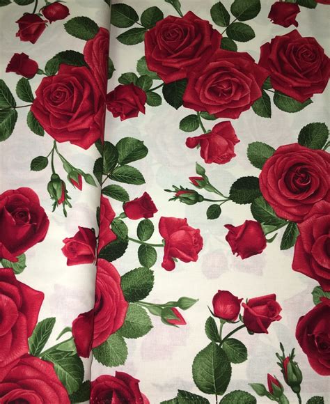 rose fabric for quilting